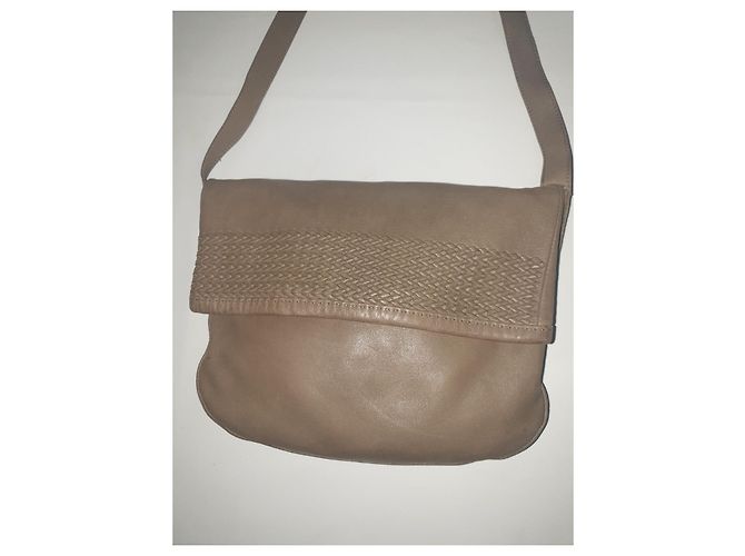 Borsa a tracolla piccola Hermès in pelle grigia Grigio - vista 4