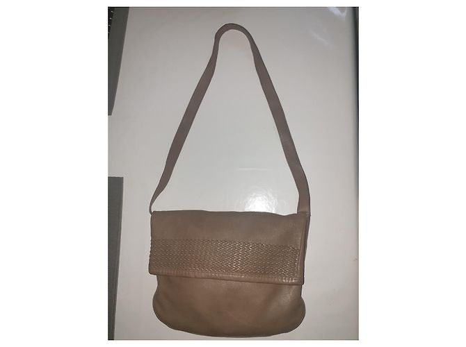 Borsa a tracolla piccola Hermès in pelle grigia Grigio - vista 5