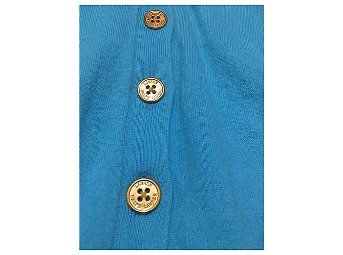 Polo Ralph Lauren Strickjacke aus Baumwolle Türkis XL - Ansicht 5
