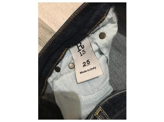 Vaqueros R13 de denim azul marino XS - vista 2