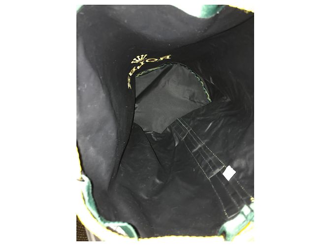 Mochila Rolex Verde y Amarilla de Lona Sintética Amarillo - vista 5