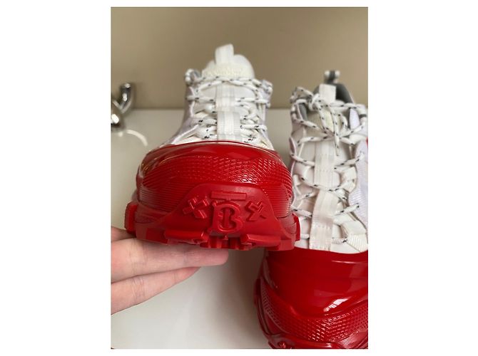 Burberry Arthur Sneaker Rot Weiß - Ansicht 8