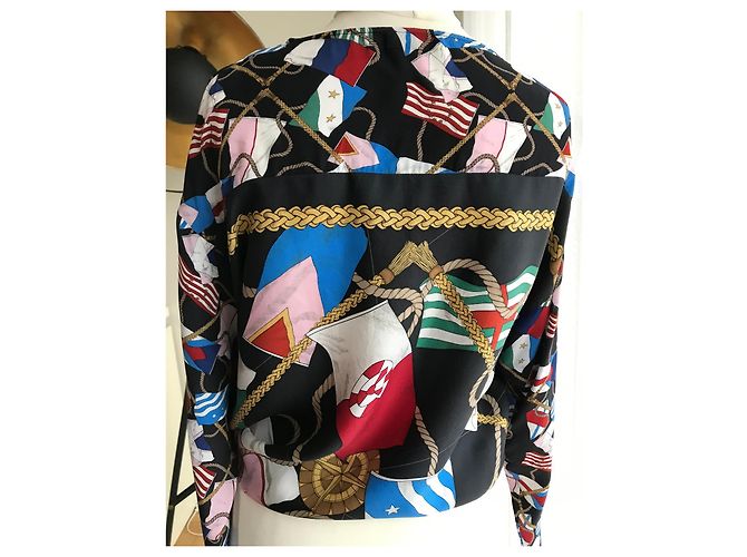 Sandro Blusa in seta multicolore - vista 4