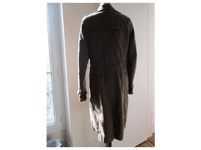 Comptoir Des Cotonniers Gabardina con solapa, Topo, taille 40. Beige - vista 3