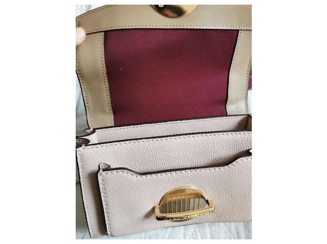 Borsa a spalla Marc Jacobs in pelle Rosa Marrone Bordeaux Bordò Marrone chiaro Gold hardware - vista 12
