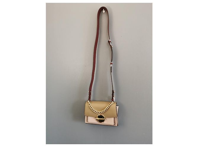 Borsa a spalla Marc Jacobs in pelle Rosa Marrone Bordeaux Bordò Marrone chiaro Gold hardware - vista 16