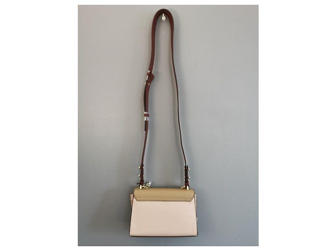 Borsa a spalla Marc Jacobs in pelle Rosa Marrone Bordeaux Bordò Marrone chiaro Gold hardware - vista 18