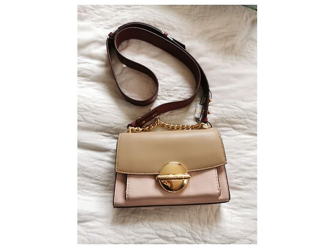 Borsa a spalla Marc Jacobs in pelle Rosa Marrone Bordeaux Bordò Marrone chiaro Gold hardware - vista 2