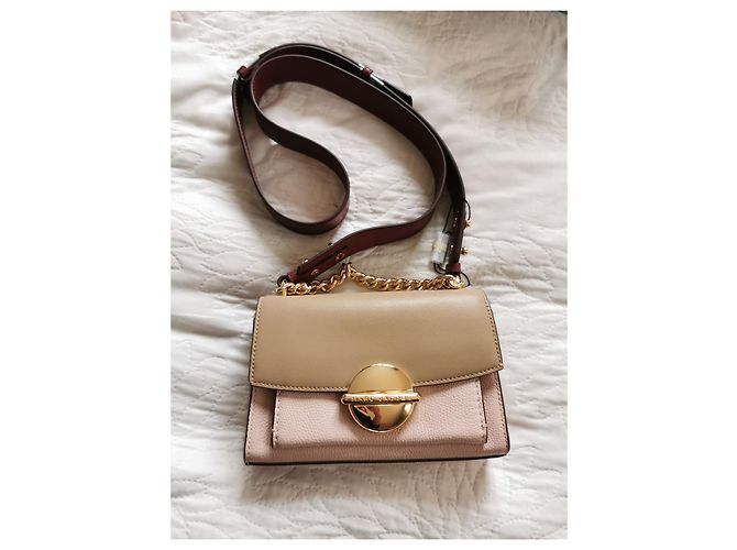 Borsa a spalla Marc Jacobs in pelle Rosa Marrone Bordeaux Bordò Marrone chiaro Gold hardware - vista 5
