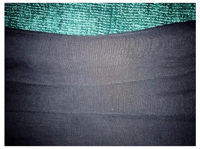 Cerruti 1881 Schwarzes Viscose Kleid Grösse 36 - Ansicht 7