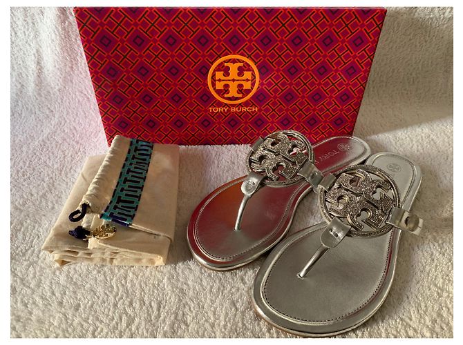 Tory Burch Miller Pavé Silber Wohnungen - Ansicht 8