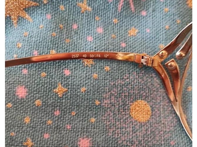 Occhiali da sole Christian Dior in metallo oro Gold hardware - vista 5