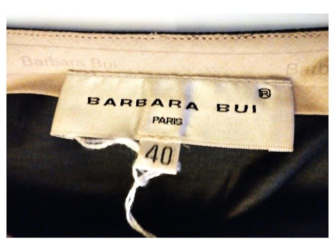 BARBARA BUI ROCK ROCK GLACIS LEDEREFFEKT DURCHBROCHENE LASERSCHNITTE T 36/38 Schwarz - Ansicht 4