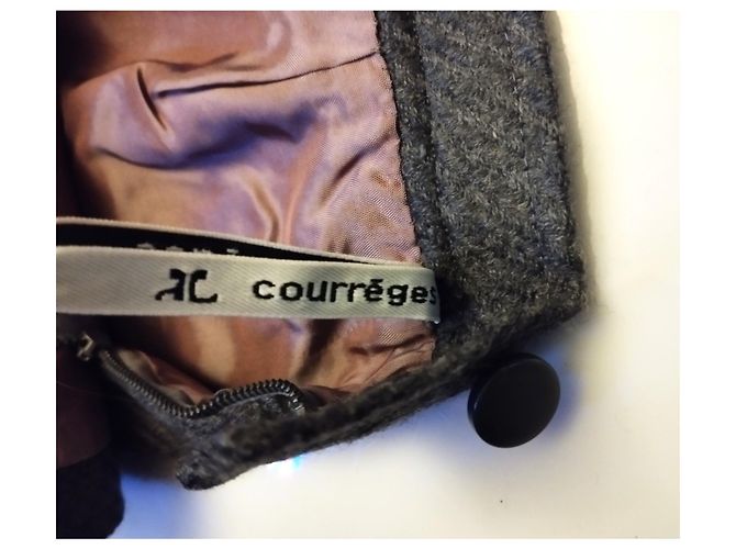 FALDA COURREGES CAMISETA 34 Gris - vista 4