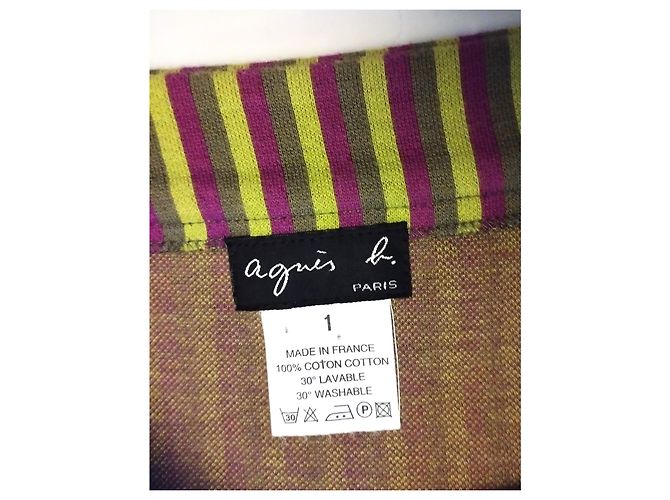 Autre Marque AGNES B ROCK ROCK BAYADERE RETRO 5 KNÖPFE T1 ODER T36 Mehrfarben - Ansicht 5