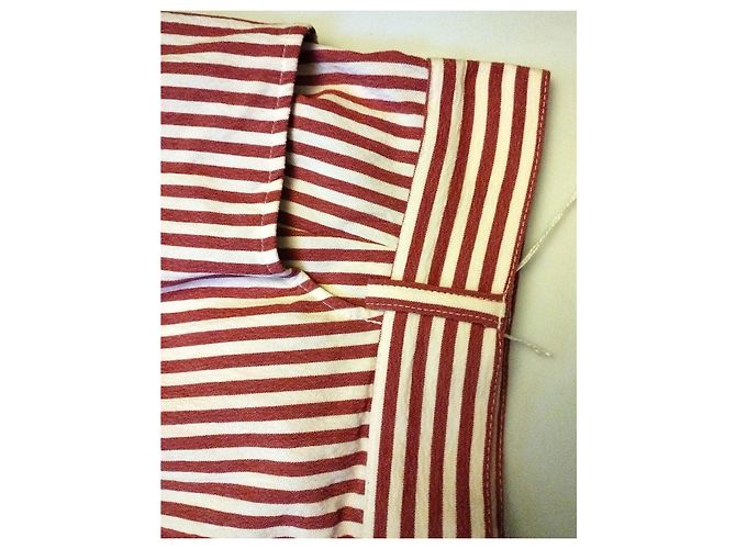 CACHAREL FALDA TRENDY BAYADERE STRETCH MANGO BOLSILLOS T 36 Multicolor - vista 6