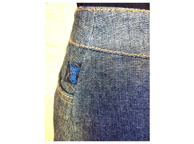 GONNA CHRISTIAN LACROIX GONNA PATCHWORK DENIM..WOOL..SCHINTZ..DENTEL T 34/36 Multicolore - vista 19