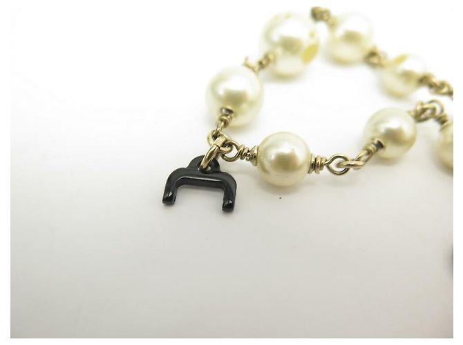 Medaillon CHANEL KRAGENGÜRTEL 2007 KETTE CHARMS CHARMS ZUG ZEITLOSER GÜRTEL Golden - Ansicht 4