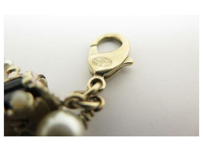 Medaillon CHANEL KRAGENGÜRTEL 2007 KETTE CHARMS CHARMS ZUG ZEITLOSER GÜRTEL Golden - Ansicht 6