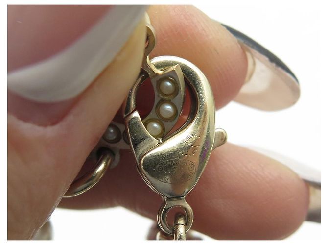 Medaillon CHANEL KRAGENGÜRTEL 2007 KETTE CHARMS CHARMS ZUG ZEITLOSER GÜRTEL Golden - Ansicht 7