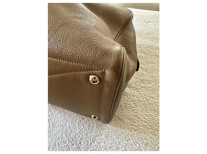 Victoria Hermès Borsa da viaggio Vittoria Beige - vista 4