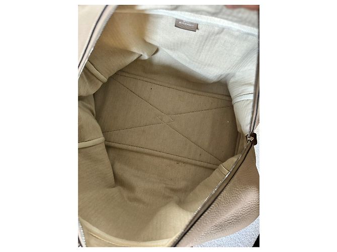 Victoria Hermès Borsa da viaggio Vittoria Beige - vista 7