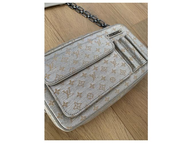 Pochette Louis Vuitton Monogramma Argento Grigio - vista 2