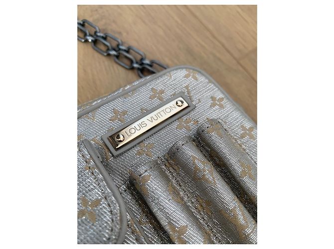 Pochette Louis Vuitton Monogramma Argento Grigio - vista 3