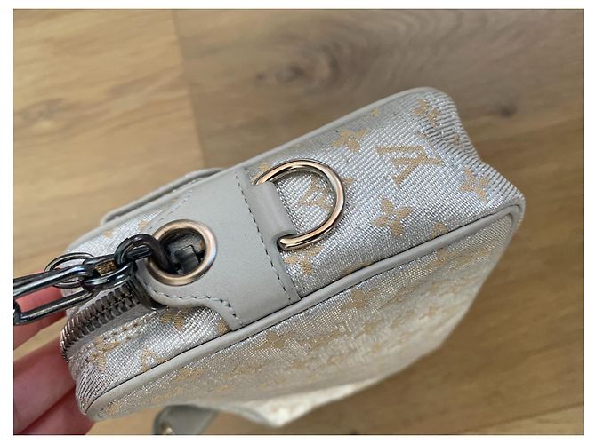 Pochette Louis Vuitton Monogramma Argento Grigio - vista 5
