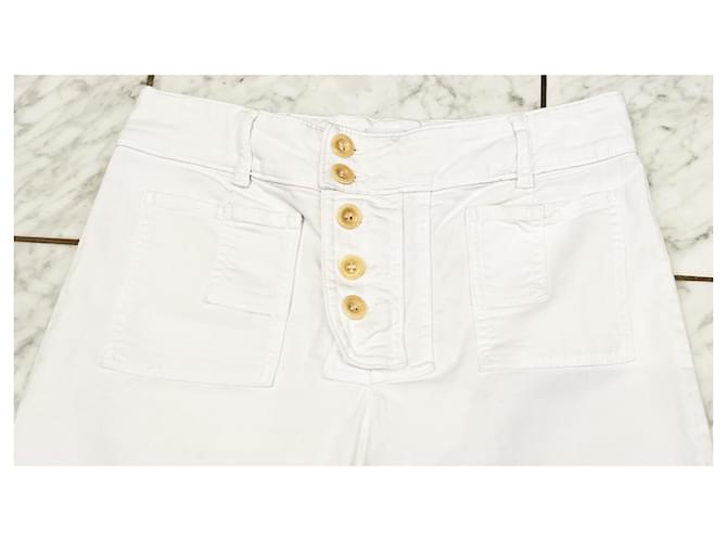 Vaqueros blancos See by Chloé corte recto - vista 4