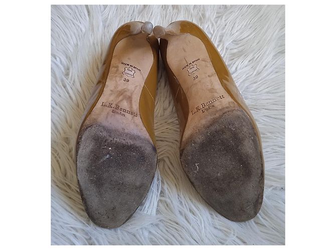 Décolleté Stila Lk Bennett vernice marrone 39 Beige - vista 10