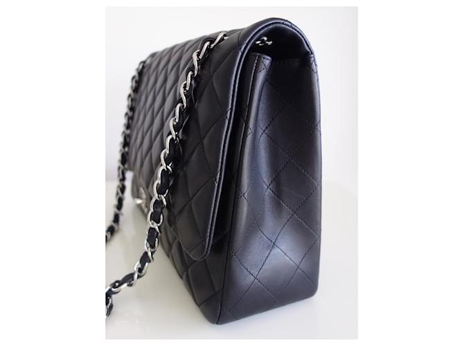 Timeless Maxi borsa Chanel Classic Nero - vista 5