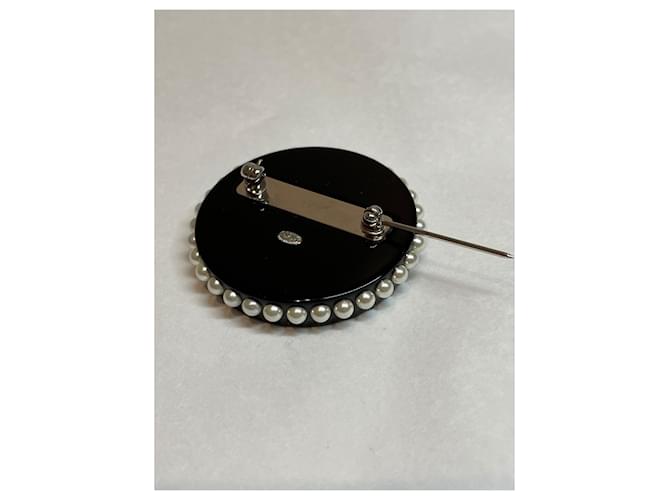 Spilla Chanel Galaxy con Perle e Paillettes Nero - vista 11