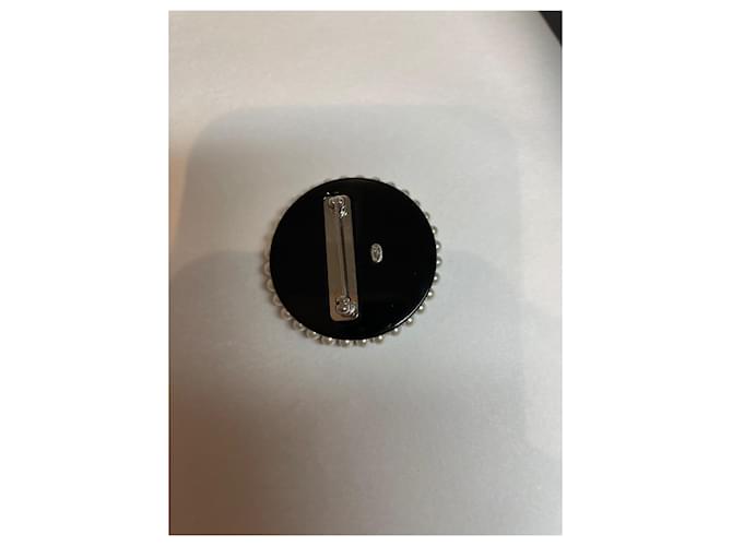 Spilla Chanel Galaxy con Perle e Paillettes Nero - vista 8