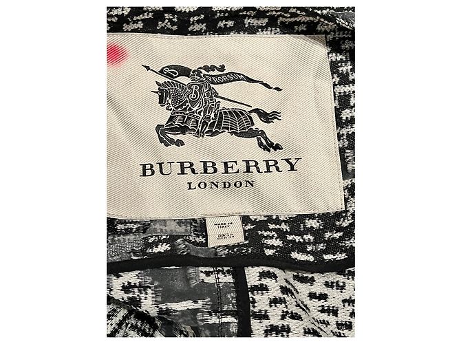 Gabardina Bettrige ABP de Burberry Negro Blanco - vista 10