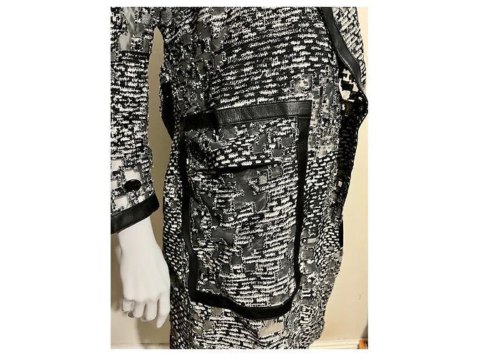 Gabardina Bettrige ABP de Burberry Negro Blanco - vista 3