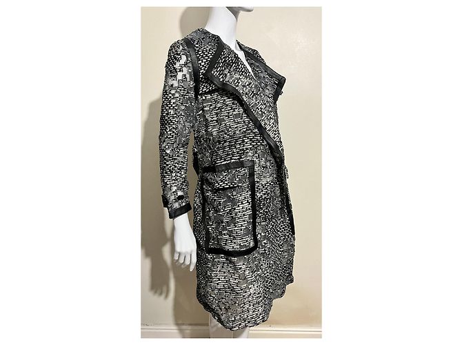 Gabardina Bettrige ABP de Burberry Negro Blanco - vista 4