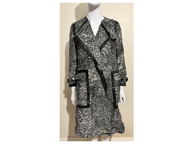 Gabardina Bettrige ABP de Burberry Negro Blanco - vista 6