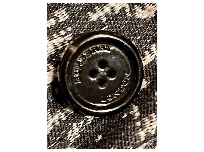 Gabardina Bettrige ABP de Burberry Negro Blanco - vista 7