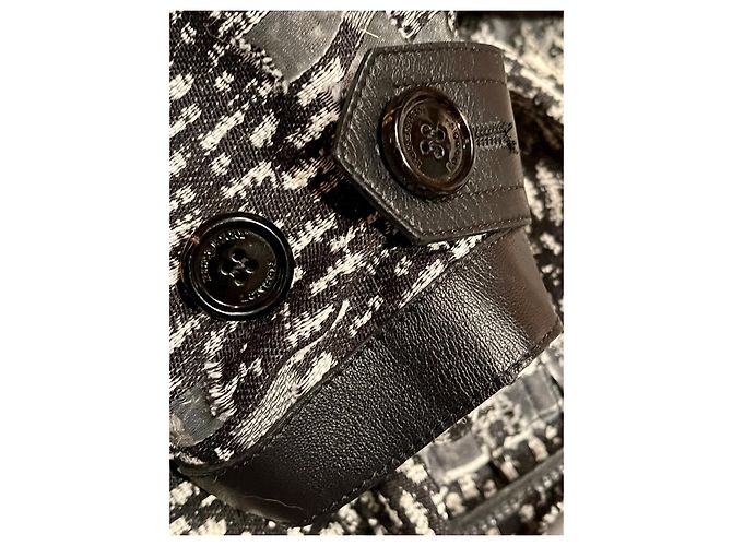 Gabardina Bettrige ABP de Burberry Negro Blanco - vista 8