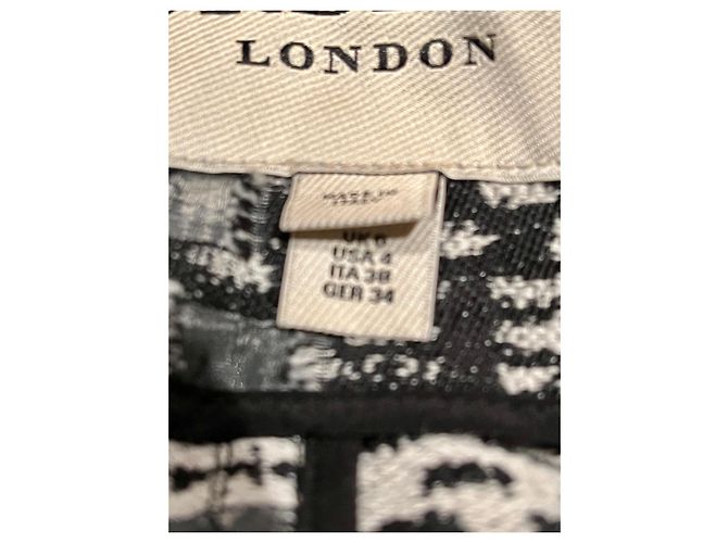 Gabardina Bettrige ABP de Burberry Negro Blanco - vista 9