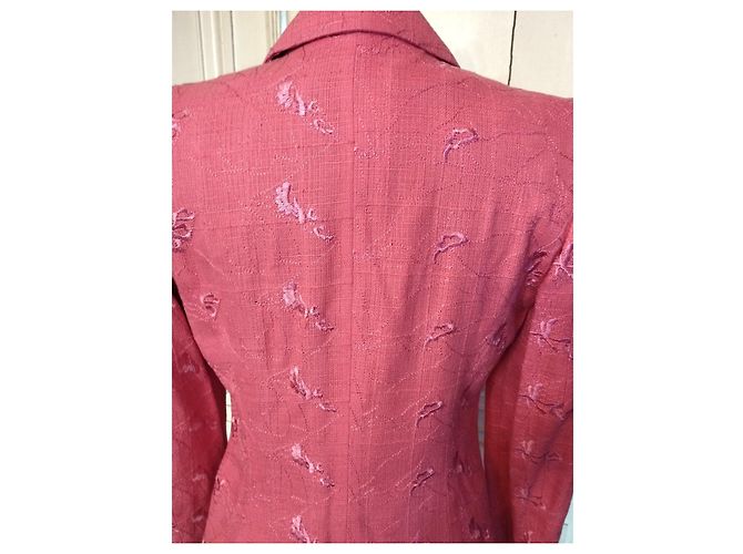 CHRISTIAN LACROIX RAMIE RASPBERRY COUTURE-JACKE T 38 Pink - Ansicht 14