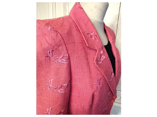 CHRISTIAN LACROIX RAMIE RASPBERRY COUTURE-JACKE T 38 Pink - Ansicht 17