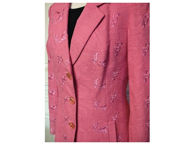 CHRISTIAN LACROIX RAMIE RASPBERRY COUTURE-JACKE T 38 Pink - Ansicht 19