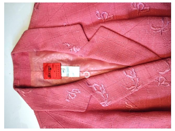 CHRISTIAN LACROIX RAMIE RASPBERRY COUTURE-JACKE T 38 Pink - Ansicht 8