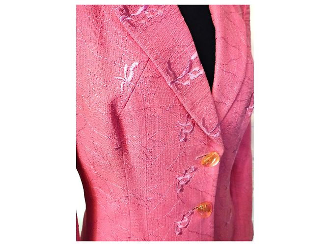 CHRISTIAN LACROIX RAMIE RASPBERRY COUTURE-JACKE T 38 Pink - Ansicht 9