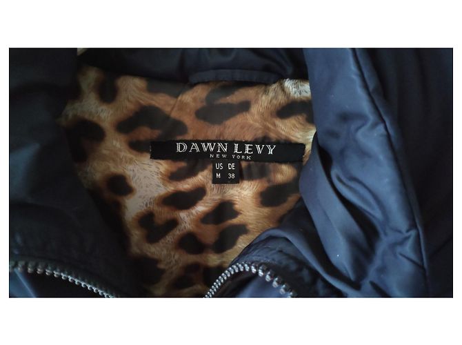 Autre Marque CHAQUETA DE PLUMAS CON CINTURÓN DAWN LEVI Azul - vista 2