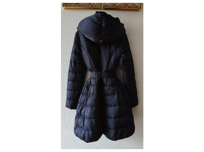 Autre Marque CHAQUETA DE PLUMAS CON CINTURÓN DAWN LEVI Azul - vista 3