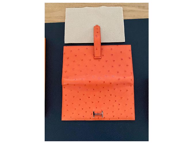 Hermès Bearn Wallet Orange - view 9