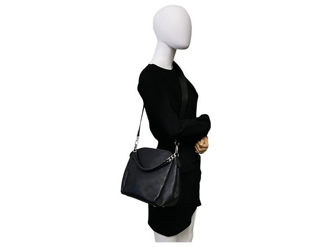 Mahina Babylone Catena Louis Vuitton Babylone BB Black Mahina Nero - vista 2